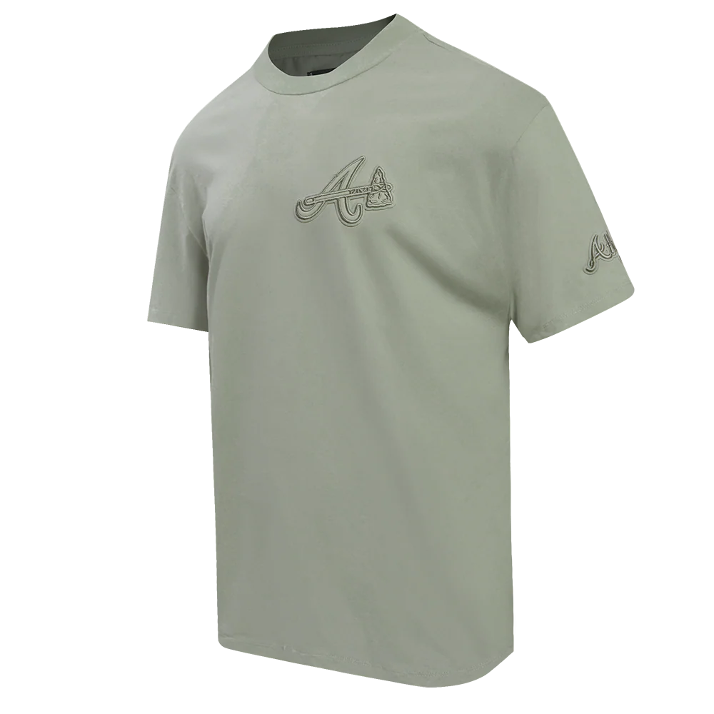 MLB ATLANTA BRAVES NEUTRAL MEN'S DROP SHOULDER TOP (FOREST GREEN) - Image 10