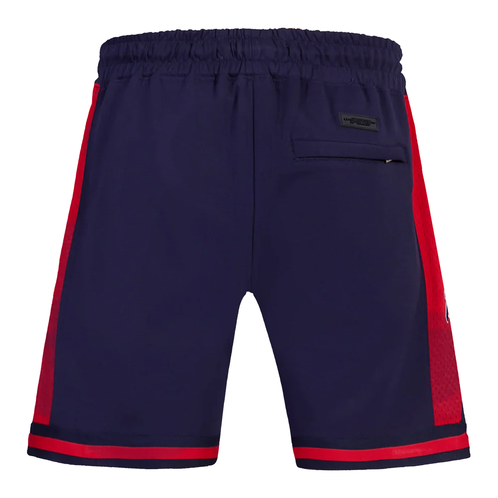 MLB ATLANTA BRAVES SCRIPT TAIL MEN'S DOUBLE KNIT 2.0 SHORT (MIDNIGHT NAVY/RED/MIDNIGHT NAVY) - Image 4