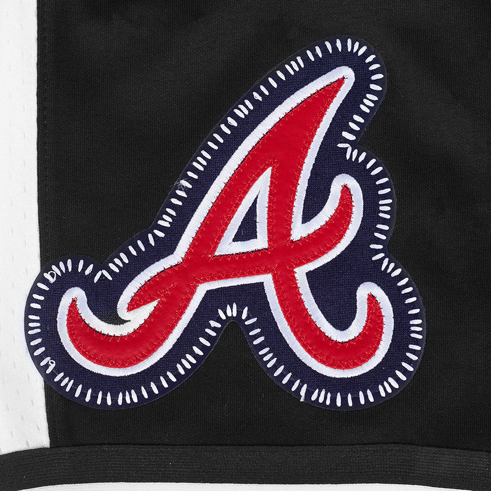 MLB ATLANTA BRAVES DIY PICK STITCH MEN'S DOUBLE KNIT 2.0 SHORT (BLACK) - Image 9