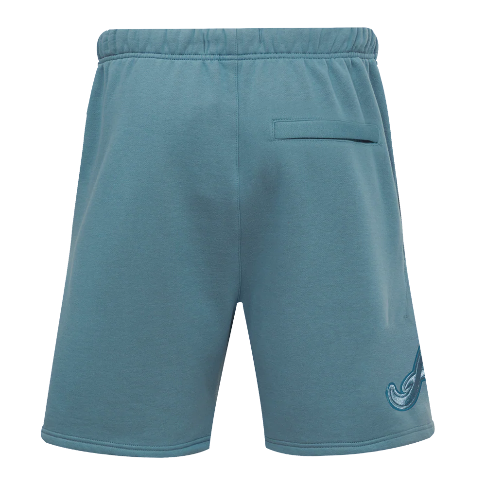 MLB ATLANTA BRAVES NEUTRAL MEN'S FLEECE SHORT (STOPL BLUE) - Image 4
