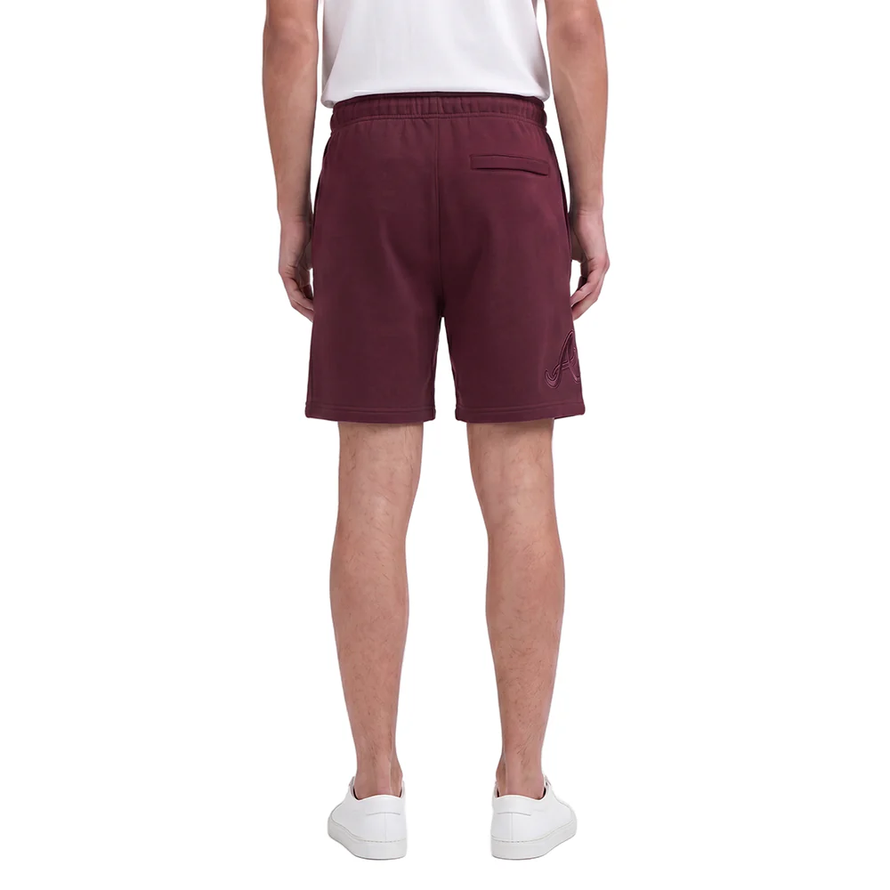 MLB ATLANTA BRAVES NEUTRAL MEN'S SHORT (WINE) - Image 2