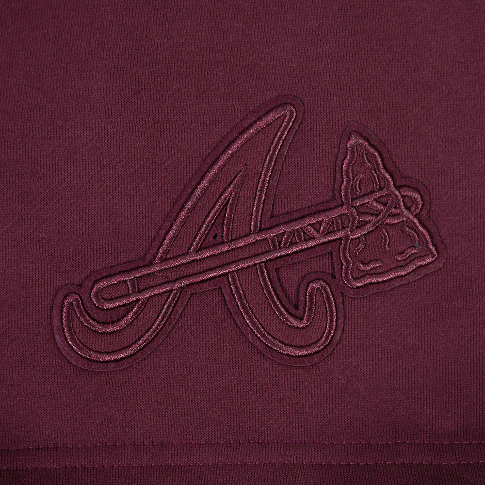 MLB ATLANTA BRAVES NEUTRAL MEN'S SHORT (WINE) - Image 7