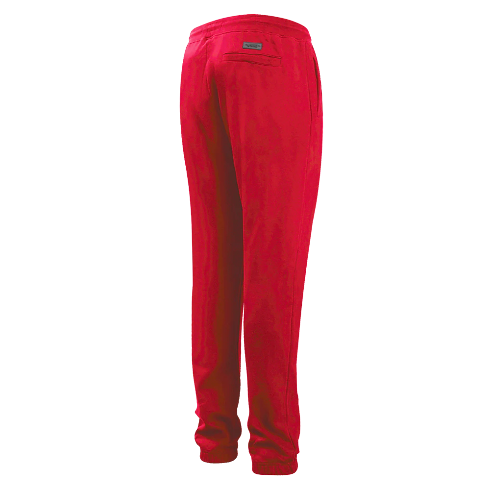 MLB ATLANTA BRAVES OLD ENGLISH MEN'S SWEATPANT (RED) - Image 4