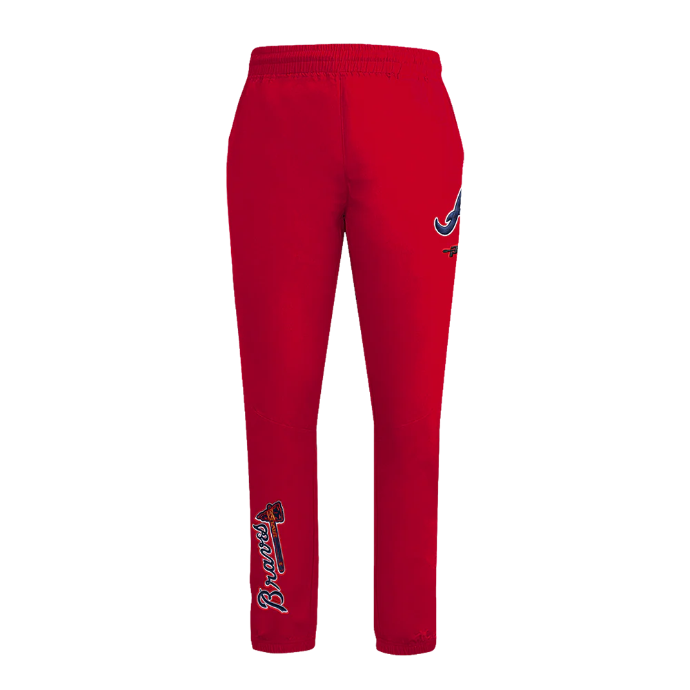 MLB ATLANTA BRAVES CLASSIC WIND SUIT MEN'S WOVEN PANT (RED) - Image 2