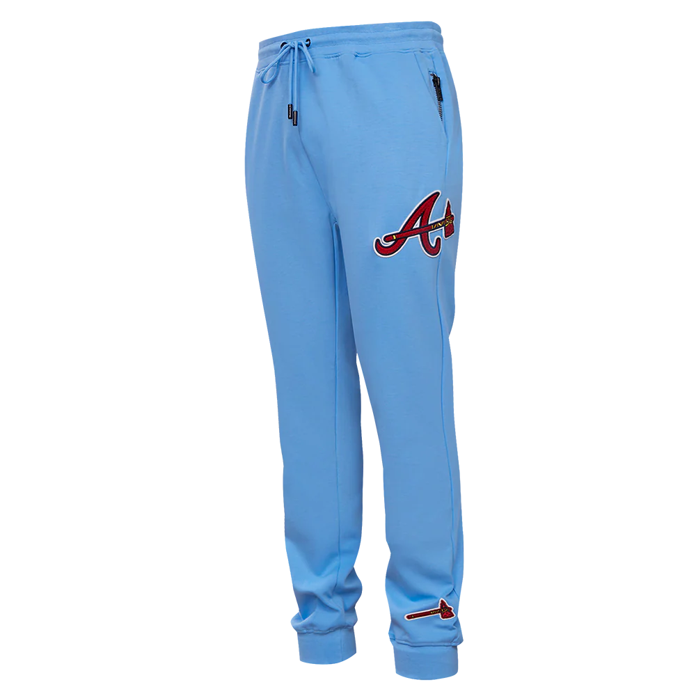 MLB ATLANTA BRAVES CLASSIC CHENILLE MEN'S JOGGER (UNIVERSITY BLUE)