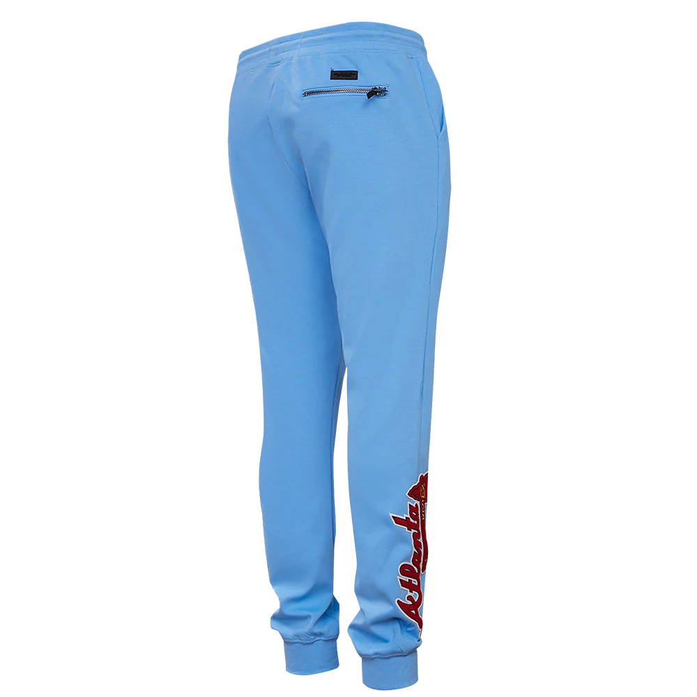 MLB ATLANTA BRAVES CLASSIC CHENILLE MEN'S JOGGER (UNIVERSITY BLUE) - Image 4