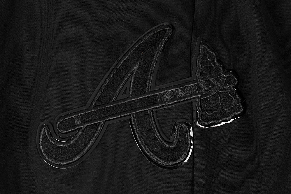 MLB ATLANTA BRAVES TRIPLE BLACK LOGO MEN'S JOGGER (BLACK) - Image 5