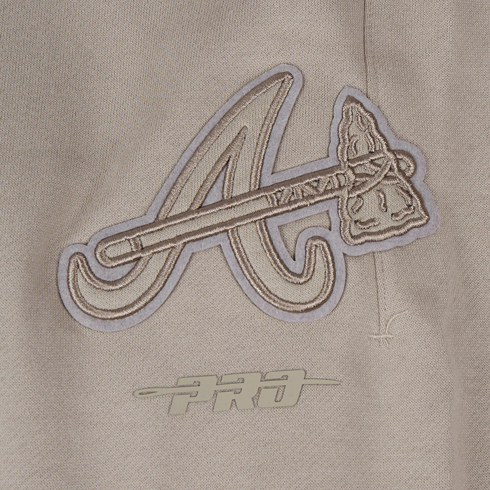 MLB ATLANTA BRAVES NEUTRAL MEN'S SWEATPANT (TAUPE) - Image 5
