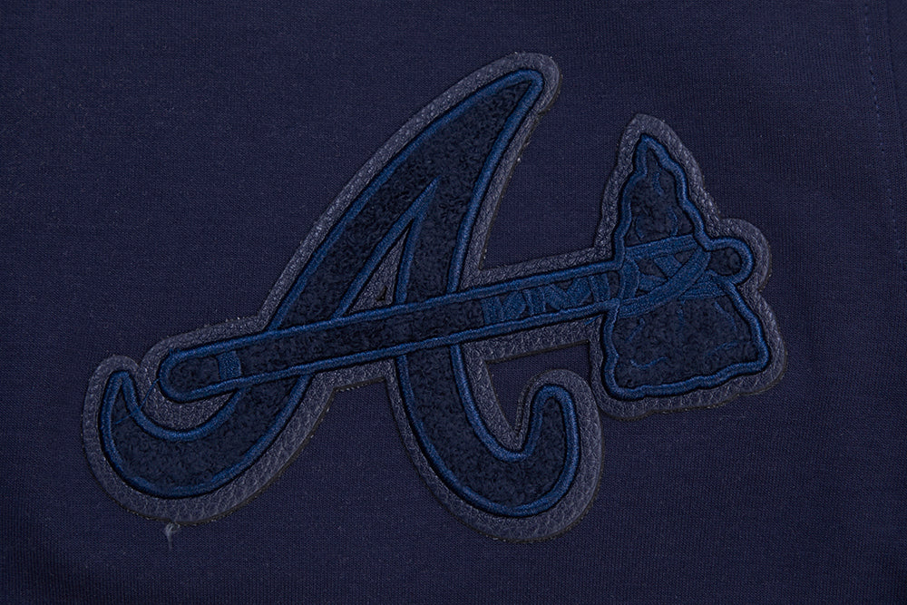 MLB ATLANTA BRAVES TRIPLE TONAL DK PO HOODIE (MIDNIGHT NAVY) - Image 7
