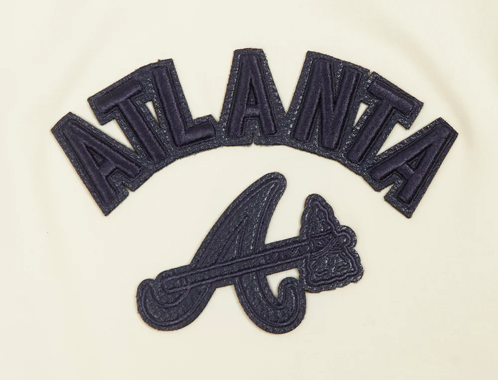 MLB ATLANTA BRAVES TRIPLE TONAL RELAXED FIT WOMEN'S RACERBACK (EGGSHELL) - Image 5