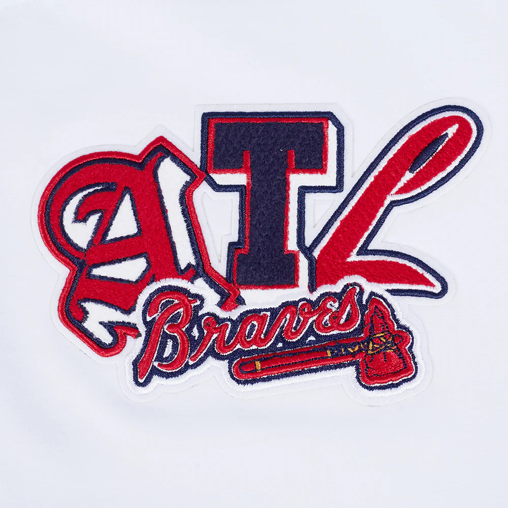 MLB ATLANTA BRAVES CITY RANSOM WOMEN'S SJ BOXY TEE (WHITE) - Image 5