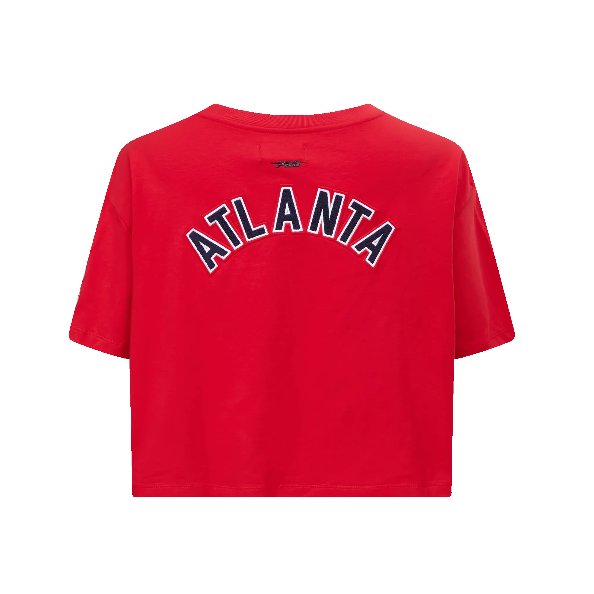 MLB ATLANTA BRAVES CLASSIC WOMEN'S BOXY TOP (RED) - Image 3