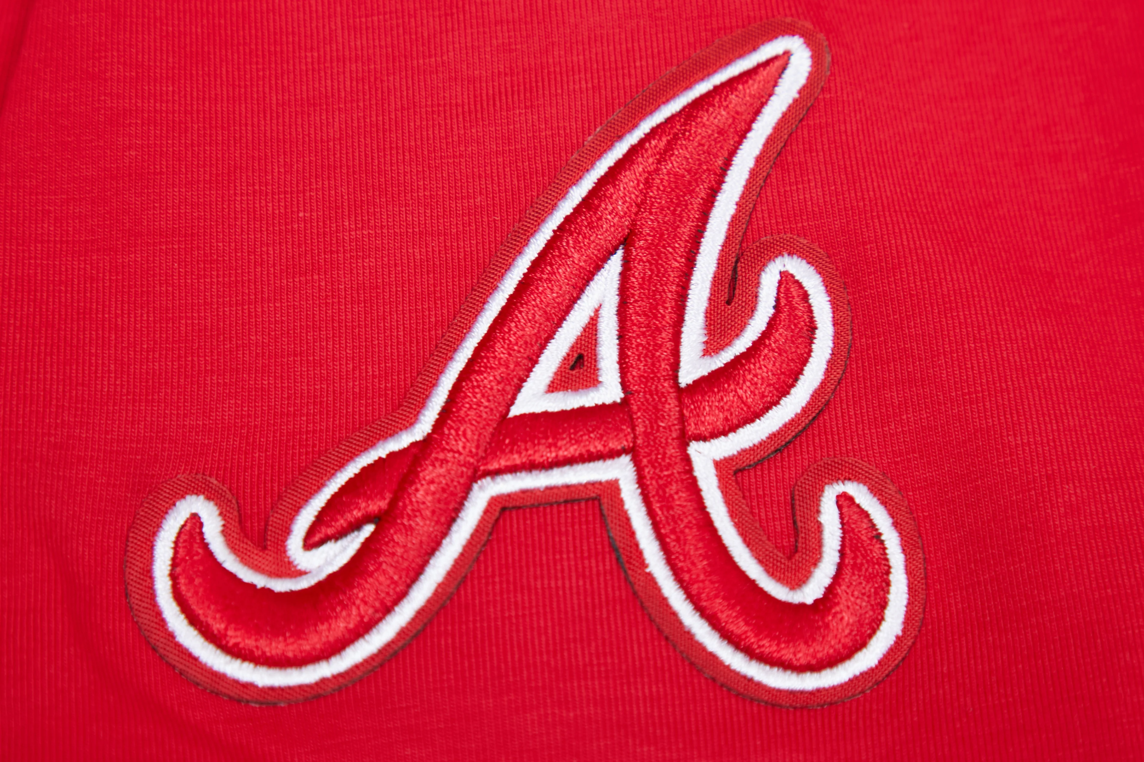 MLB ATLANTA BRAVES CLASSIC WOMEN'S BOXY TOP (RED) - Image 6