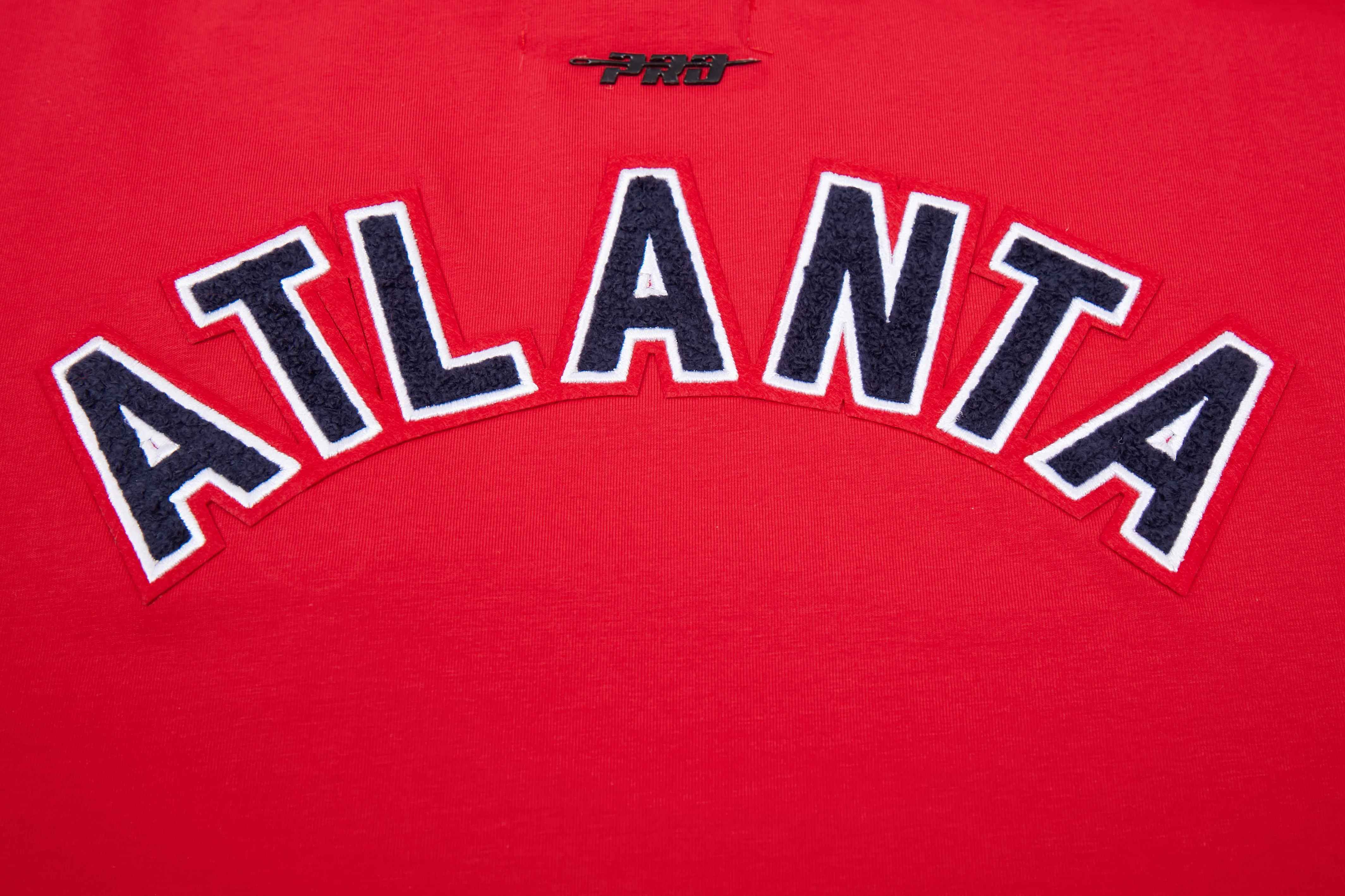 MLB ATLANTA BRAVES CLASSIC WOMEN'S BOXY TOP (RED) - Image 7