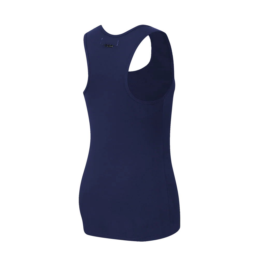 MLB ATLANTA BRAVES CLASSIC WOMEN'S RELAXED FIT RACERBACK (MIDNIGHT NAVY) - Image 4