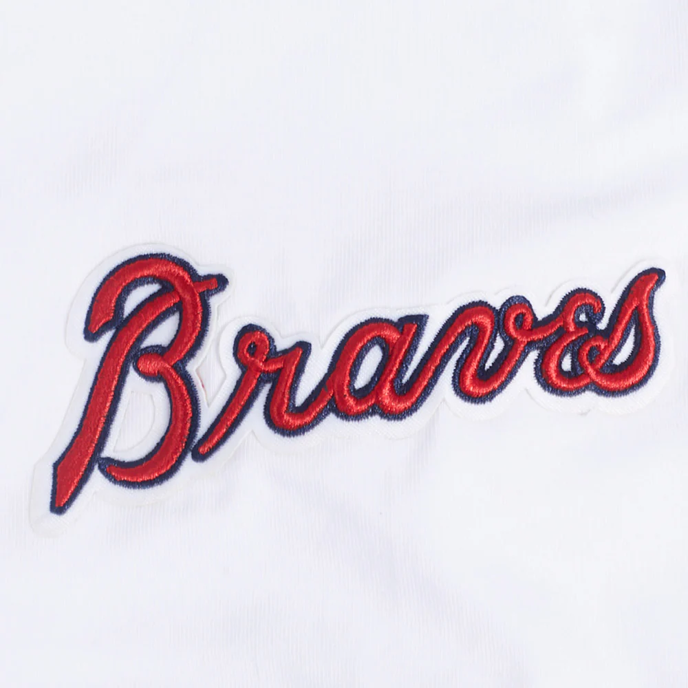 MLB ATLANTA BRAVES CLASSIC WOMEN'S BODYCON DRESS (WHITE) - Image 6