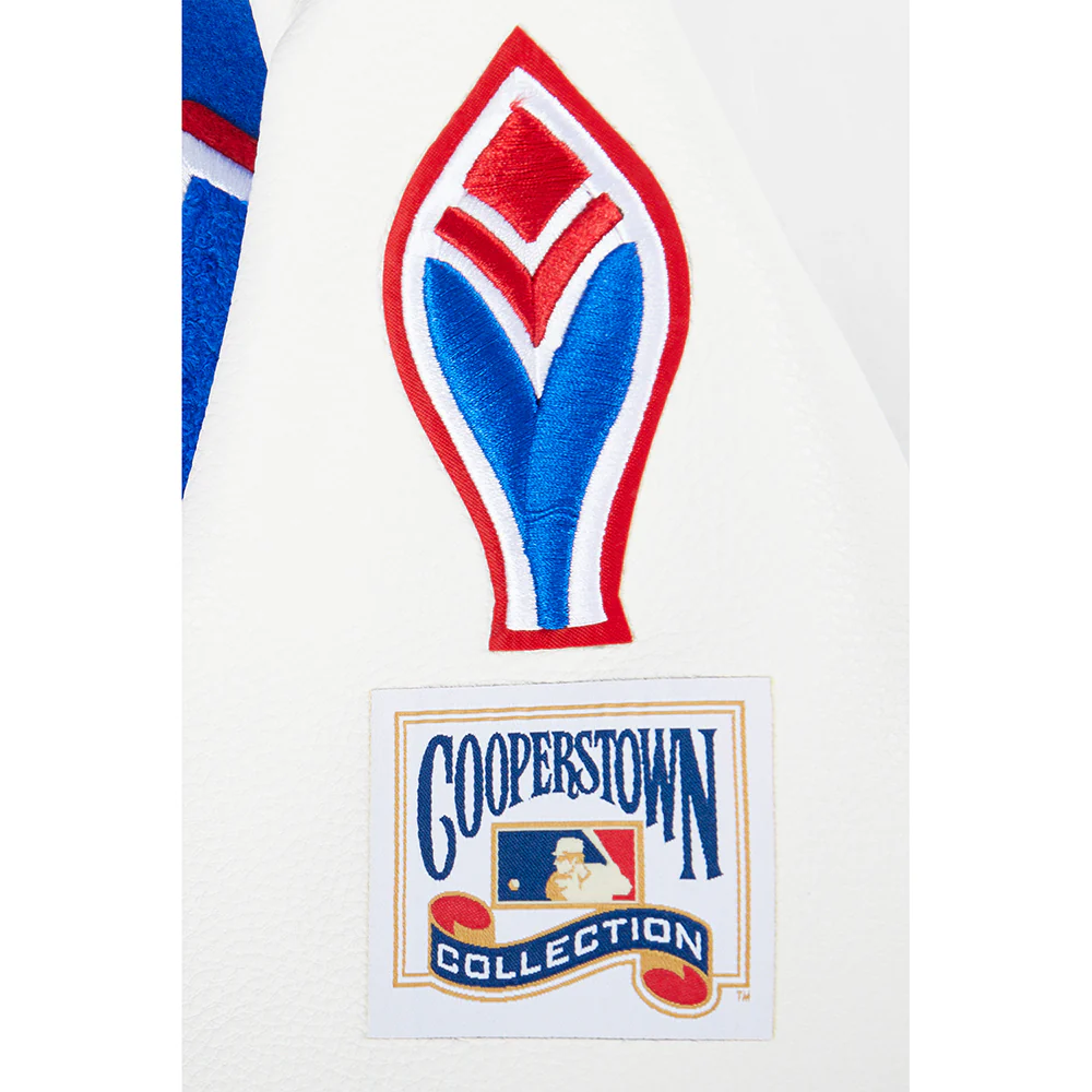 MLB ATLANTA BRAVES RETRO CLASSIC BIG BOYS RIB WOOL VARSITY JACKET (ROYAL BLUE/RED) - Image 7