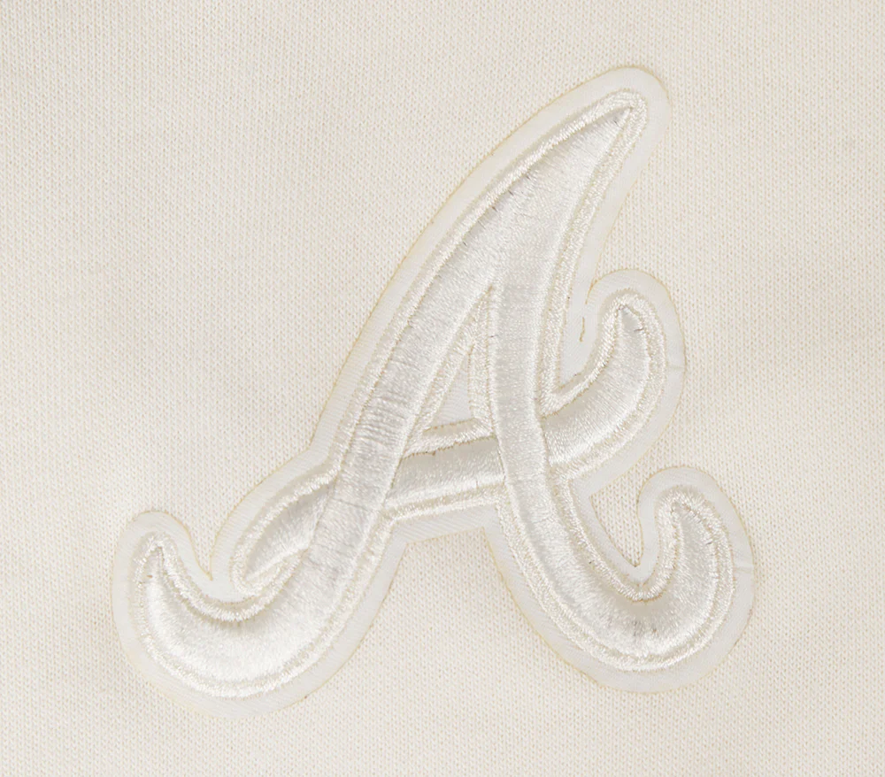 MLB ATLANTA BRAVES NEUTRAL WOMEN'S CREWNECK (EGGSHELL) - Image 6
