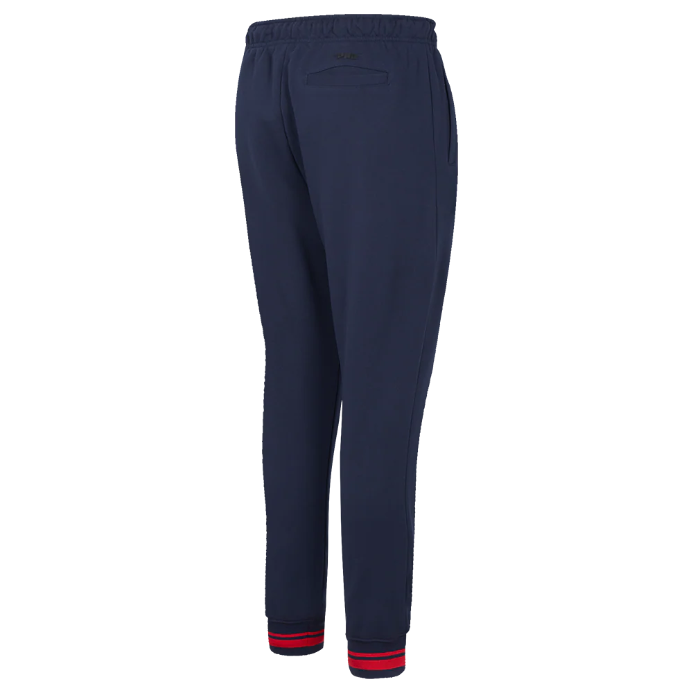 MLB ATLANTA BRAVES PRO PREP W RIB FLEECE WOMEN'S SWEATPANT (MIDNIGHT NAVY/RED/MIDNIGHT NAVY) - Image 4