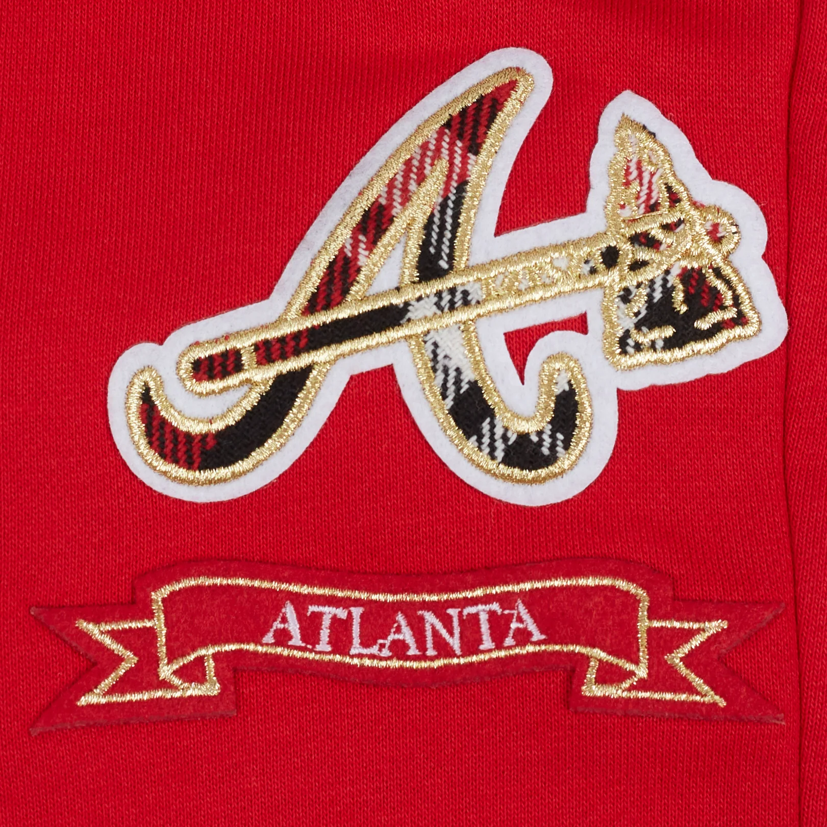 MLB ATLANTA BRAVES PRO PREP W RIB FLEECE WOMEN'S SWEATPANT (RED) - Image 5