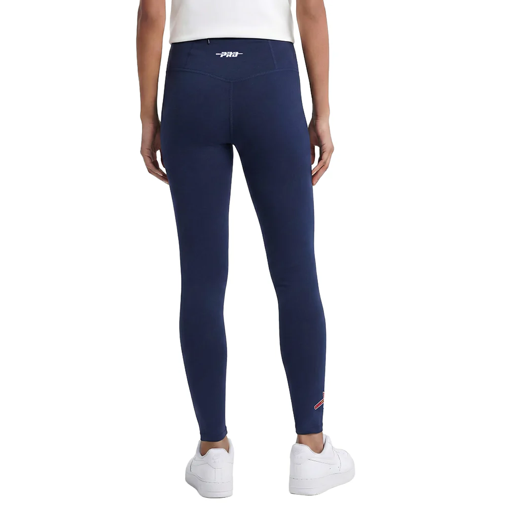 MLB ATLANTA BRAVES CLASSIC CHENILLE WOMEN'S HW JERSEY LEGGING (MIDNIGHT NAVY) - Image 2
