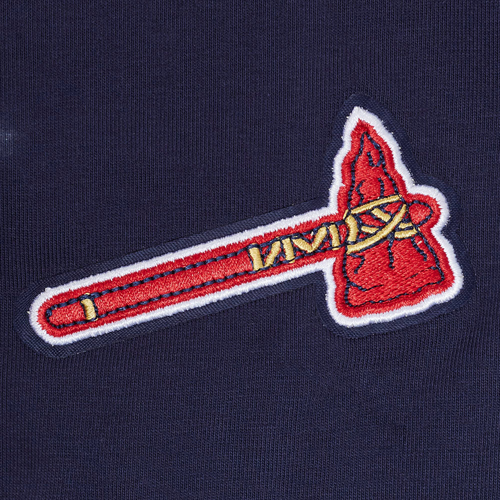 MLB ATLANTA BRAVES CLASSIC CHENILLE WOMEN'S HW JERSEY LEGGING (MIDNIGHT NAVY) - Image 7
