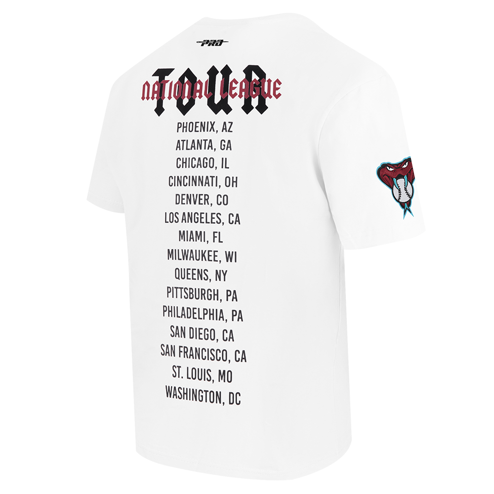 MLB ARIZONA DIAMONDBACKS CITY TOUR CJ DROP SHOULDER TEE (WHITE) - Image 4