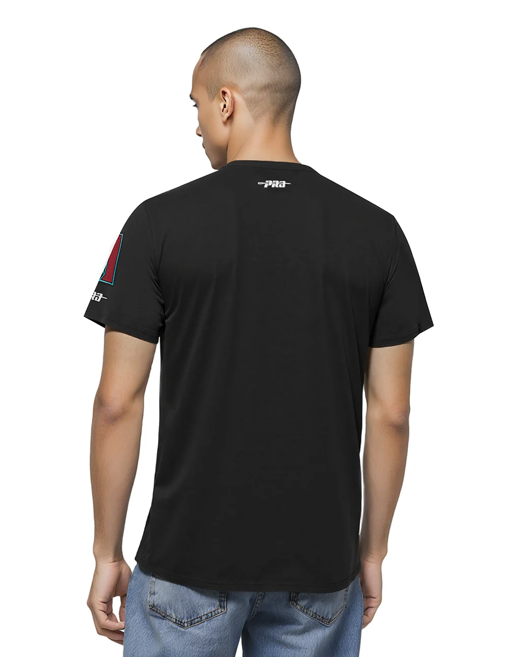 MLB ARIZONA DIAMONDBACKS CORBIN CARROLL #7 AVATAR SINGLE JERSEY MEN'S TOP (BLACK) - Image 2