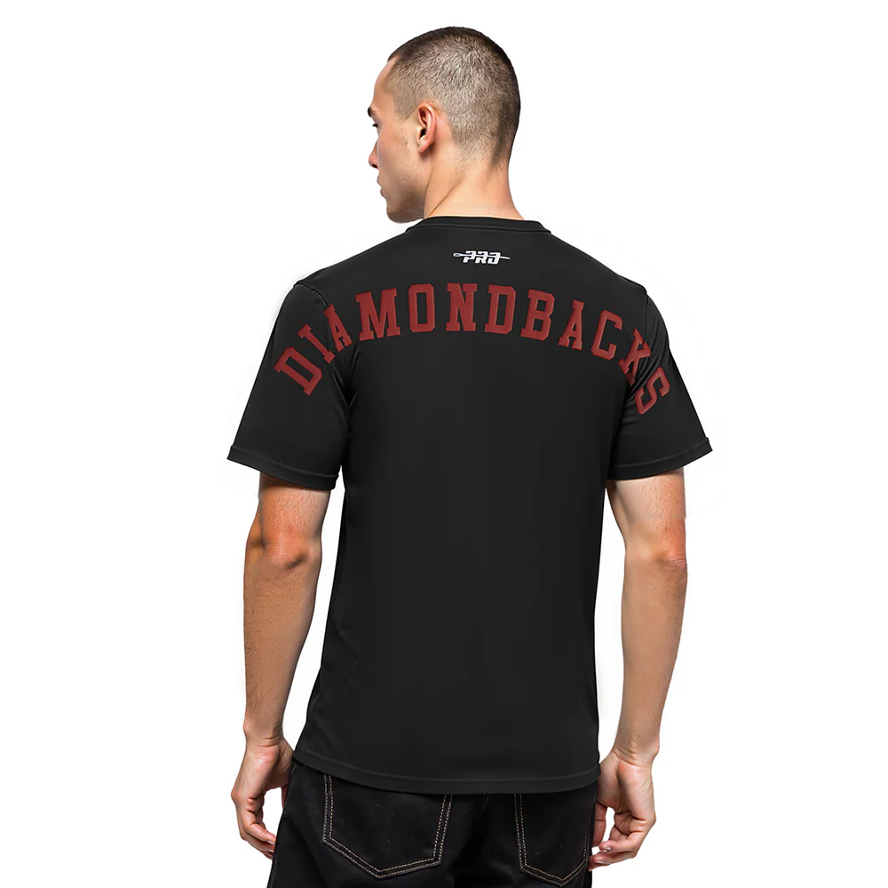 MLB ARIZONA DIAMONDBACKS WINGSPAN MEN'S CJ DROP SHOULDER TEE (BLACK)