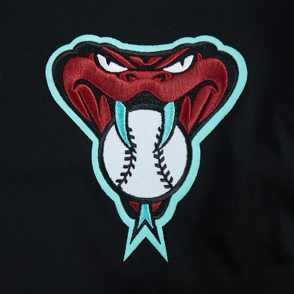 MLB ARIZONA DIAMONDBACKS WINGSPAN MEN'S CJ DROP SHOULDER TEE (BLACK) - Image 7