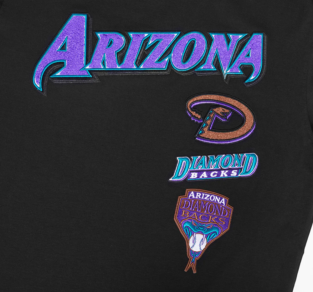 MLB ARIZONA DIAMONDBACKS RETRO CLASSIC MEN'S STRIPED TOP (BLACK) - Image 5