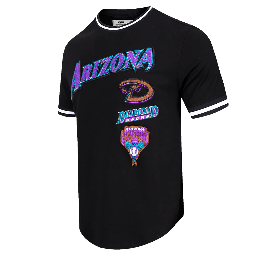 MLB ARIZONA DIAMONDBACKS RETRO CLASSIC MEN'S TOP (BLACK) - Image 2