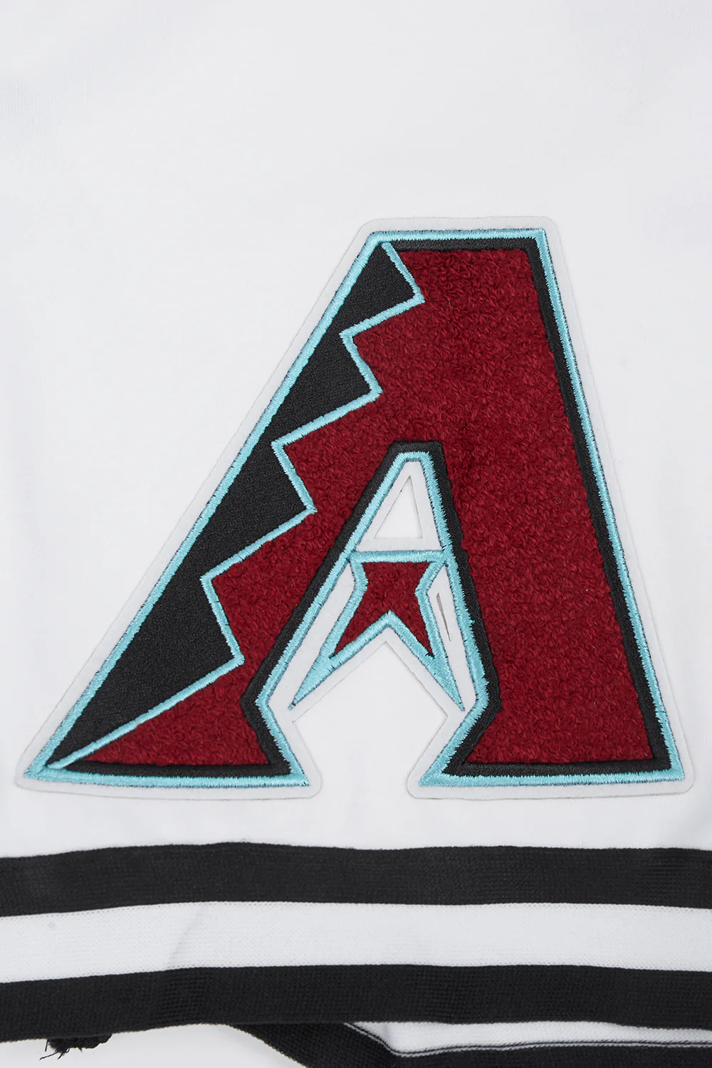 MLB ARIZONA DIAMONDBACKS CLASSIC CHENILLE MEN'S SHORT (WHITE / BLACK / WHTE) - Image 9
