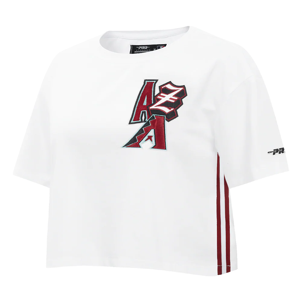 MLB ARIZONA DIAMONDBACKS CITY RANSOM WOMEN'S SJ BOXY TEE (WHITE) - Image 2