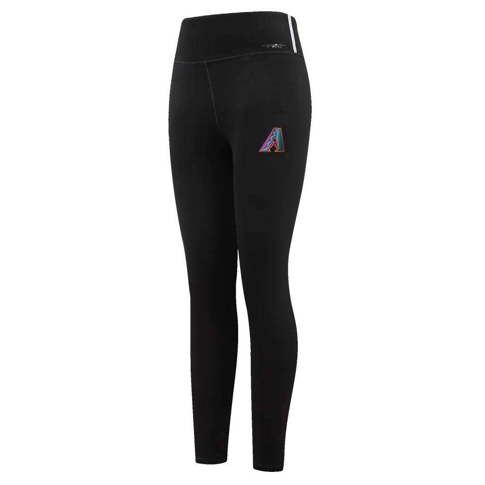 MLB ARIZONA DIAMONDBACKS RETRO CLASSIC WOMEN'S JERSEY LEGGING (BLACK)