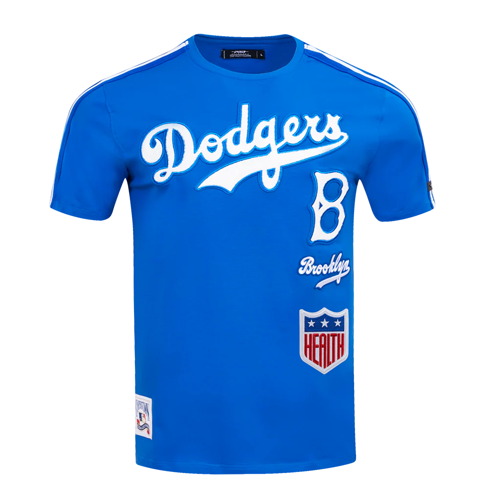 MLB BROOKLYN DODGERS RETRO CLASSIC MEN'S STRIPED TOP (ROYAL BLUE)