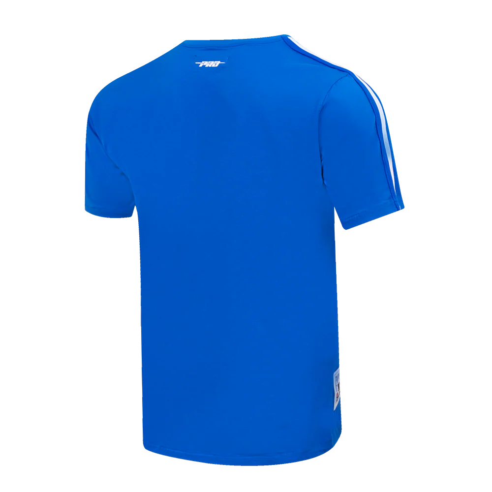 MLB BROOKLYN DODGERS RETRO CLASSIC MEN'S STRIPED TOP (ROYAL BLUE) - Image 4