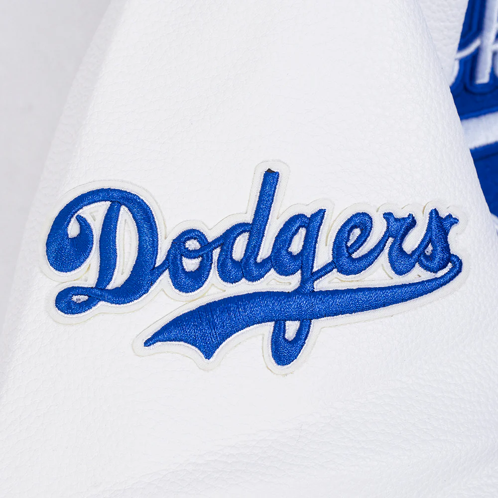 MLB BROOKLYN DODGERS RETRO CLASSIC MEN'S RIB WOOL VARSITY JACKET (ROYAL BLUE/WHITE) - Image 5