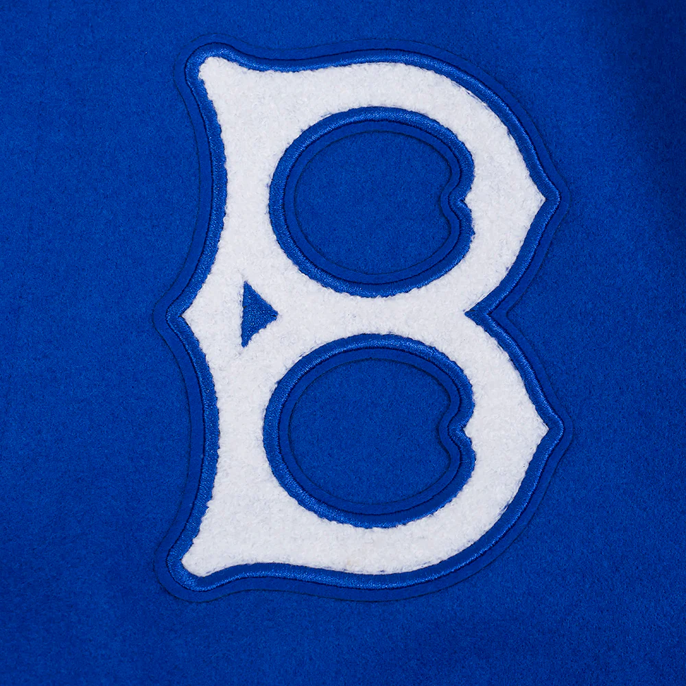 MLB BROOKLYN DODGERS RETRO CLASSIC MEN'S RIB WOOL VARSITY JACKET (ROYAL BLUE/WHITE) - Image 7