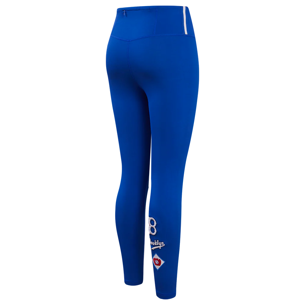 MLB BROOKLYN DODGERS RETRO CLASSIC WOMEN'S JERSEY LEGGING (ROYAL BLUE) - Image 3