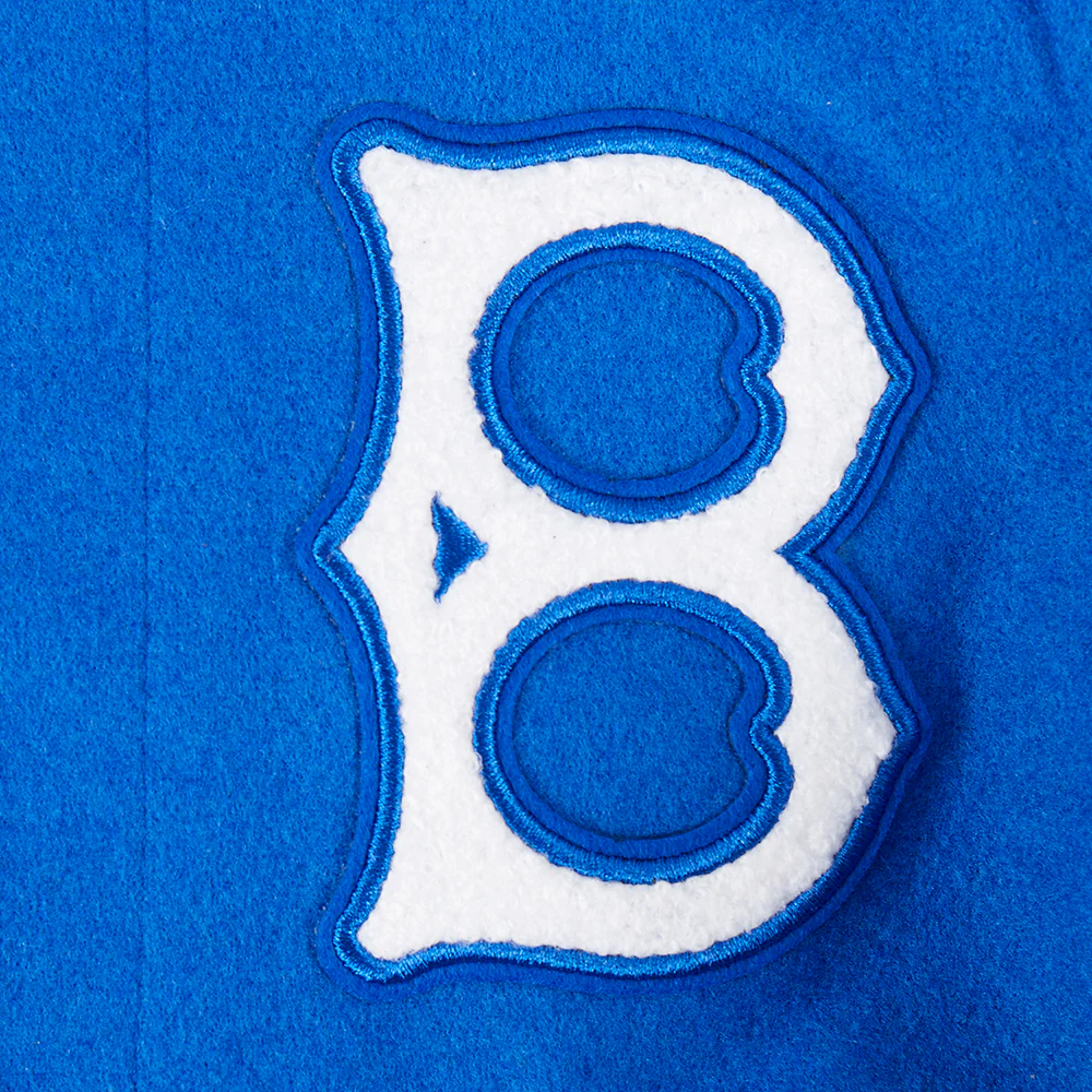 MLB BROOKLYN DODGERS RETRO CLASSIC LITTLE BOYS RIB WOOL VARSITY JACKET (ROYAL BLUE/WHITE) - Image 5