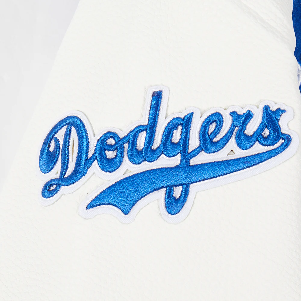 MLB BROOKLYN DODGERS RETRO CLASSIC LITTLE BOYS RIB WOOL VARSITY JACKET (ROYAL BLUE/WHITE) - Image 9
