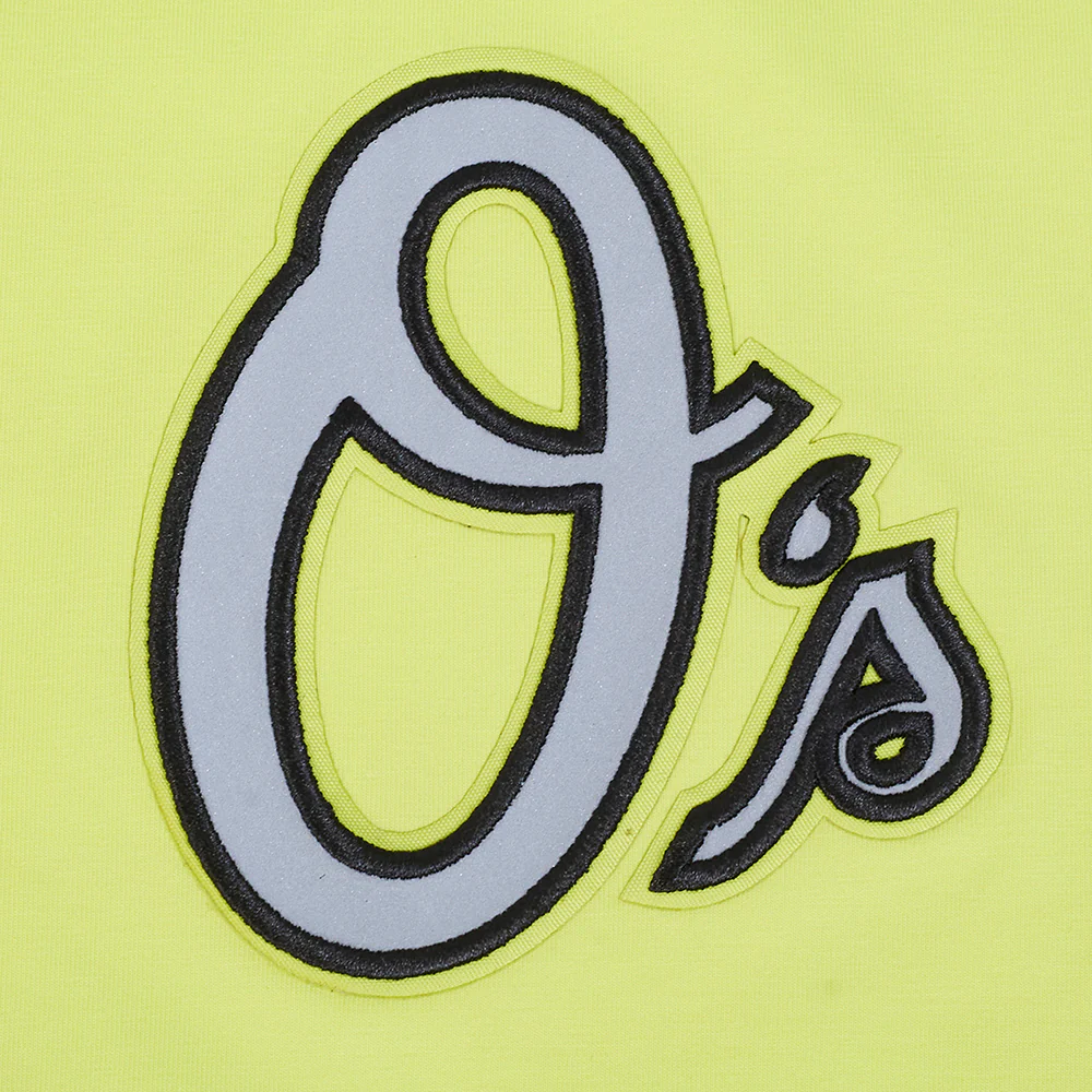 MLB BALTIMORE ORIOLES UNDER THE LIGHTS MEN'S SINGLE JERSEY TEE (HIGHLIGHTER YELLOW) - Image 10