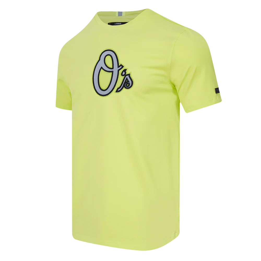 MLB BALTIMORE ORIOLES UNDER THE LIGHTS MEN'S SINGLE JERSEY TEE (HIGHLIGHTER YELLOW) - Image 6