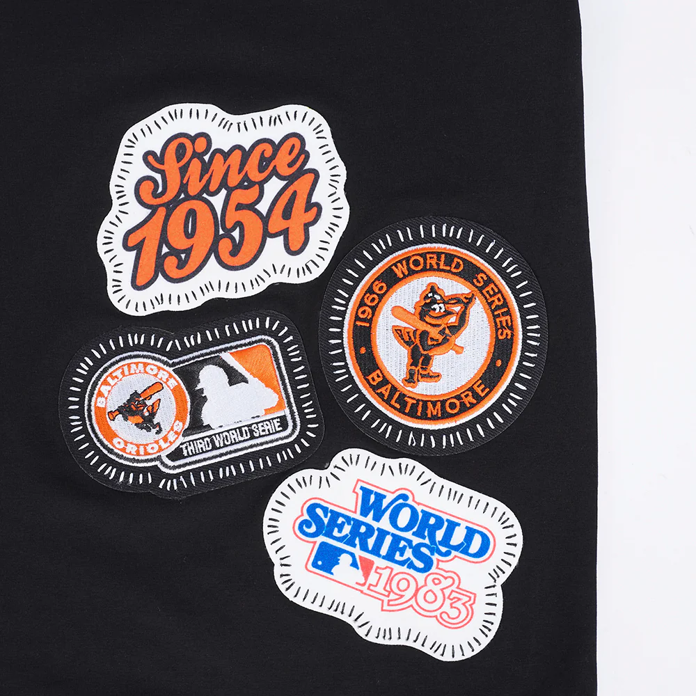 MLB BALTIMORE ORIOLES DIY PICK STITCH MEN'S SINGLE JERSEY TOP (BLACK) - Image 12