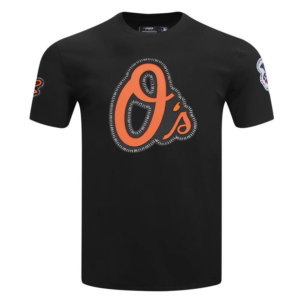 MLB BALTIMORE ORIOLES DIY PICK STITCH MEN'S SINGLE JERSEY TOP (BLACK) - Image 5