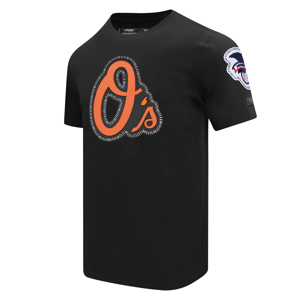 MLB BALTIMORE ORIOLES DIY PICK STITCH MEN'S SINGLE JERSEY TOP (BLACK) - Image 6