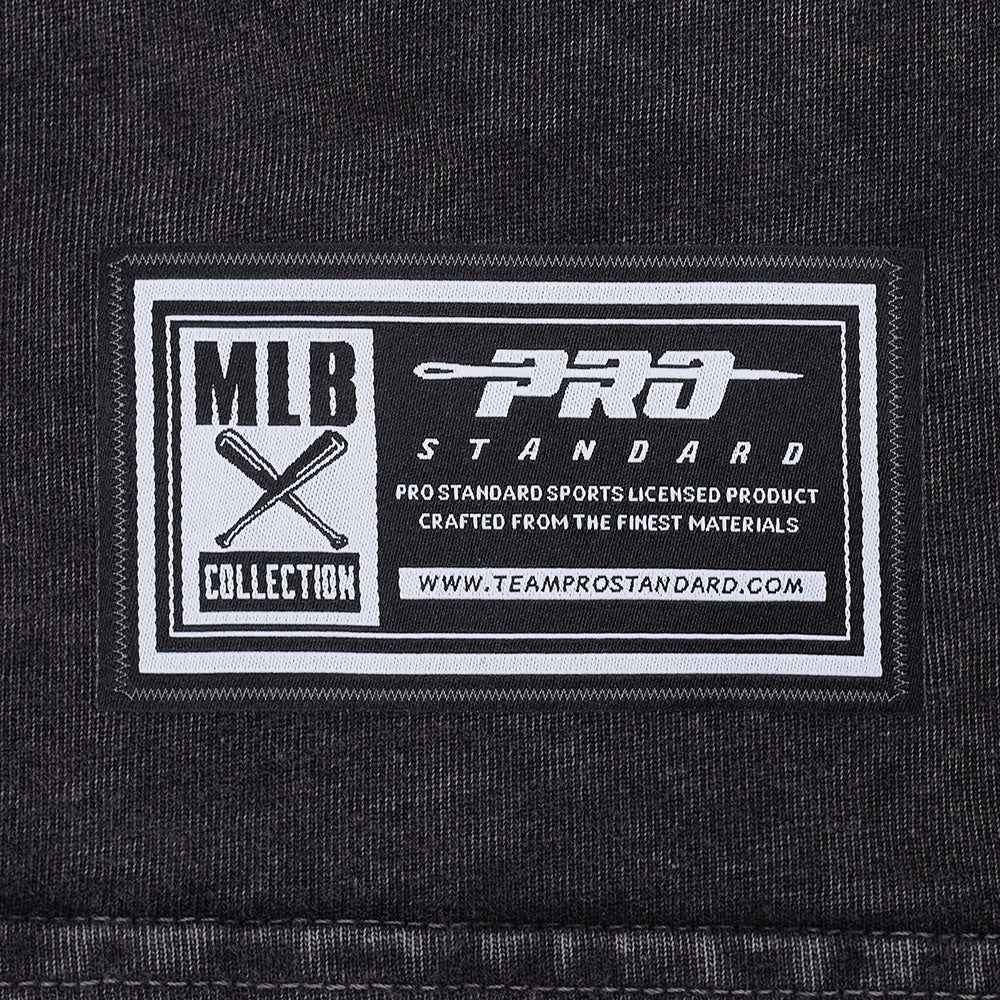 MLB BALTIMORE ORIOLES CHROME MEN'S CJ DROP SHOULDER TEE (WASHED BLACK) - Image 5