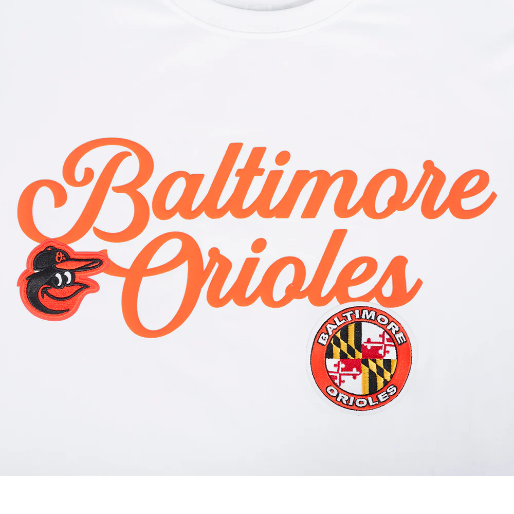 MLB BALTIMORE ORIOLES SOUVENIR MEN'S SINGLE JERSEY TOP (WHITE) - Image 5