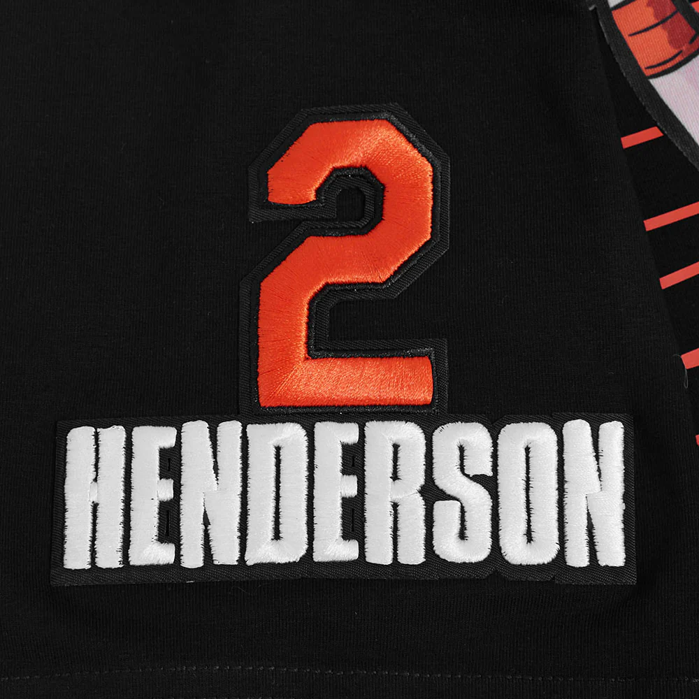 MLB BALTIMORE ORIOLES GUNNER HENDERSON #2 REMIX AVATAR MEN'S SJ TEE (BLACK) - Image 7